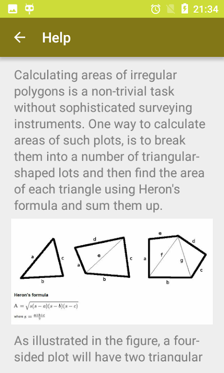 Land Area Calculator Converter Screenshot2