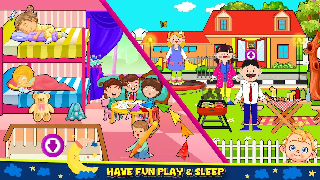 Pretend Town Family Doll House Latest Free Android APK Download - 51wma