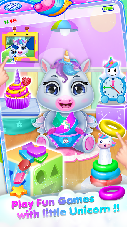 Baby Unicorn Care Game Screenshot3