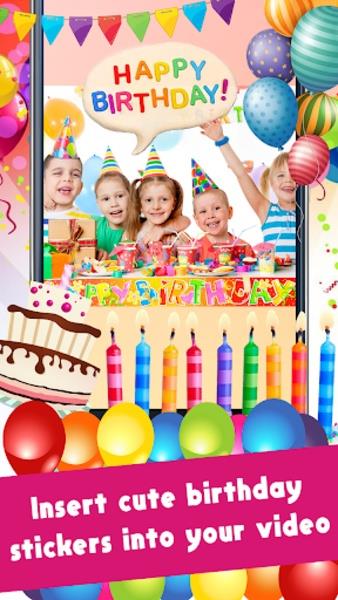 Happy Birthday Video Maker With Music And Photos Screenshot4