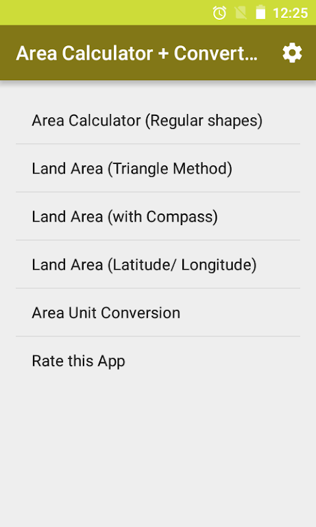 Land Area Calculator Converter Screenshot1