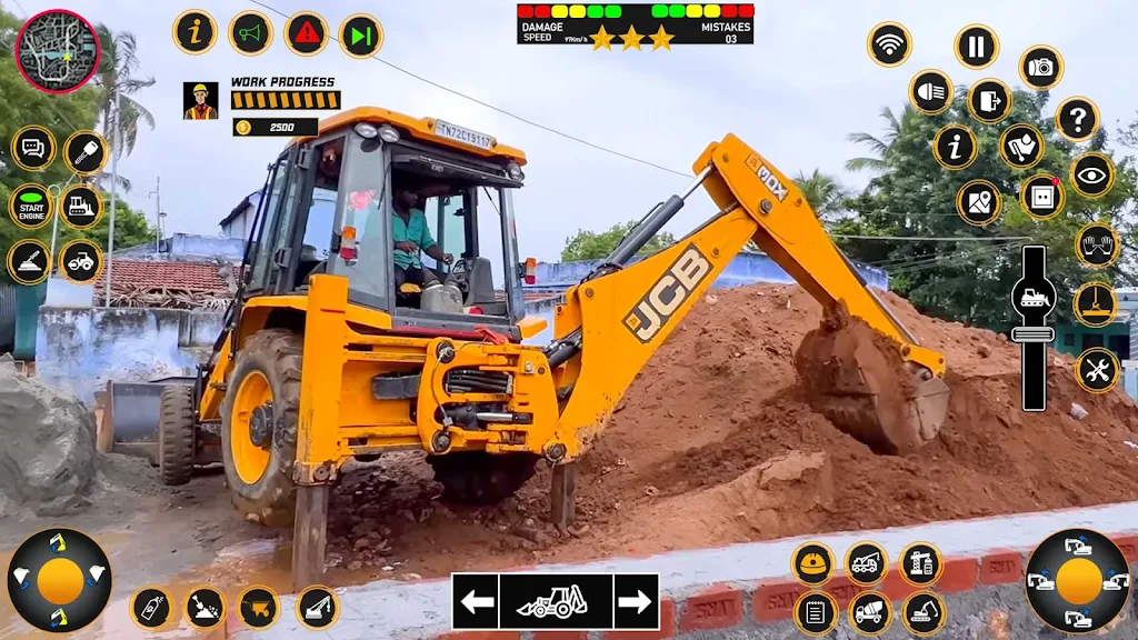 Snow Excavator Game: JCB Games Screenshot3