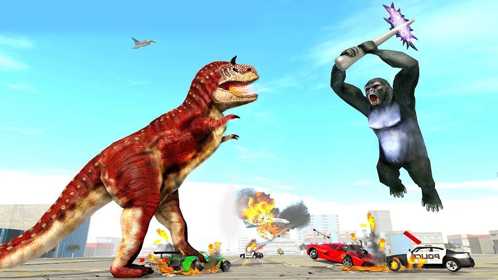 Angry Gorilla Attack City Sim Screenshot2