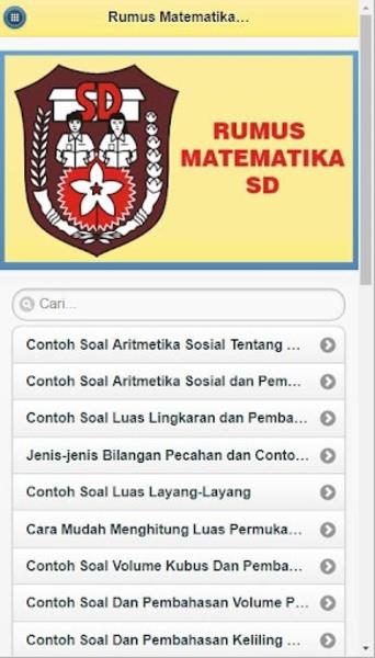 Rumus Matematika Screenshot5