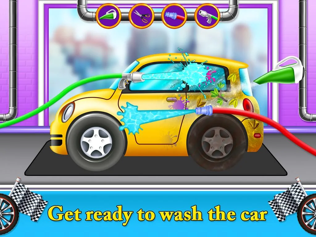 Auto car wash garage game Screenshot1