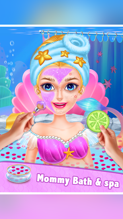 Mermaid newborn babyshower Screenshot1