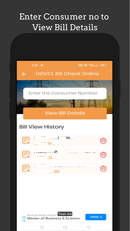 DG Vij Bill Check Online Screenshot2