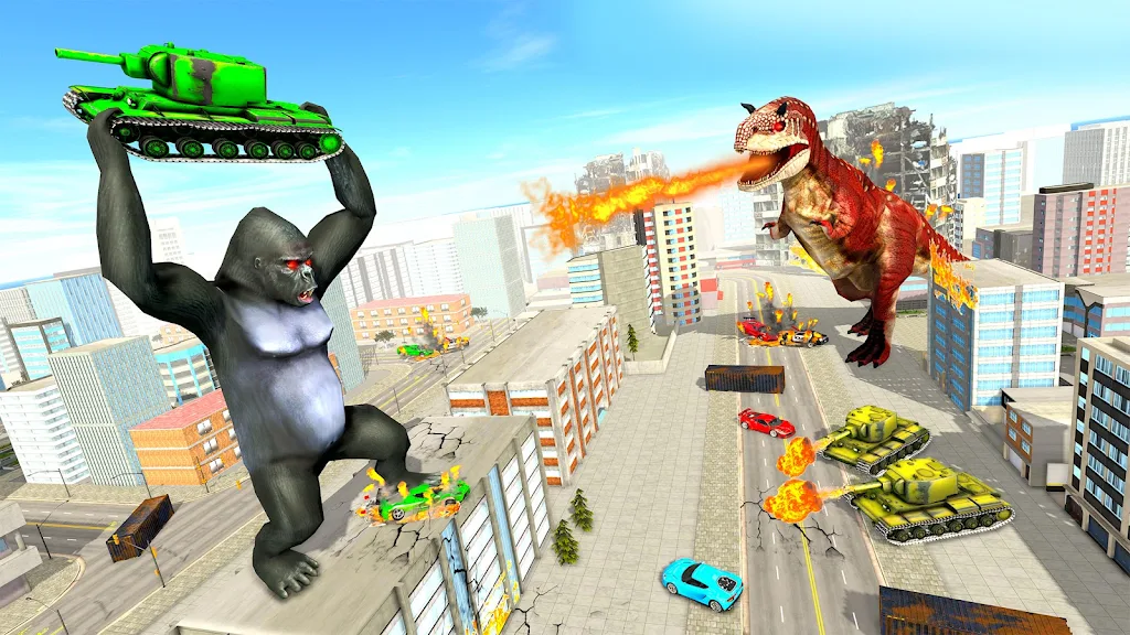 Angry Gorilla Attack City Sim Screenshot4