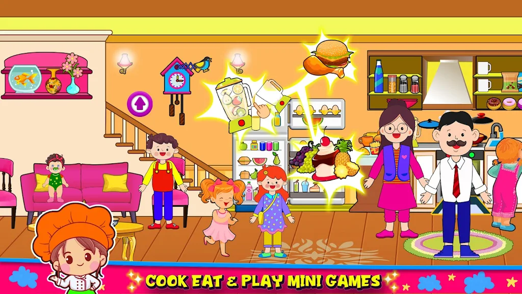 Pretend Town Family Doll House Screenshot1