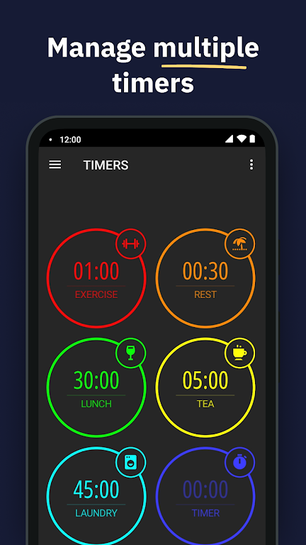 MultiTimer: Multiple timers Screenshot1