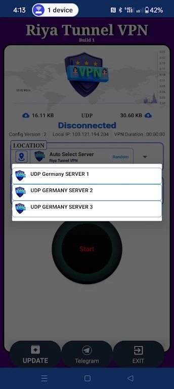 Riya Tunnel VPN Screenshot2