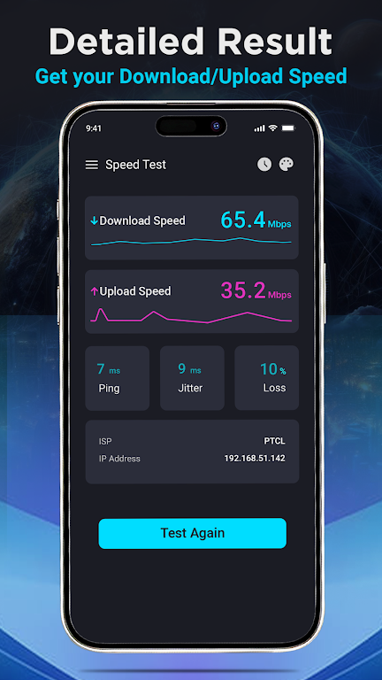 Internet Speed Test Meter Screenshot4