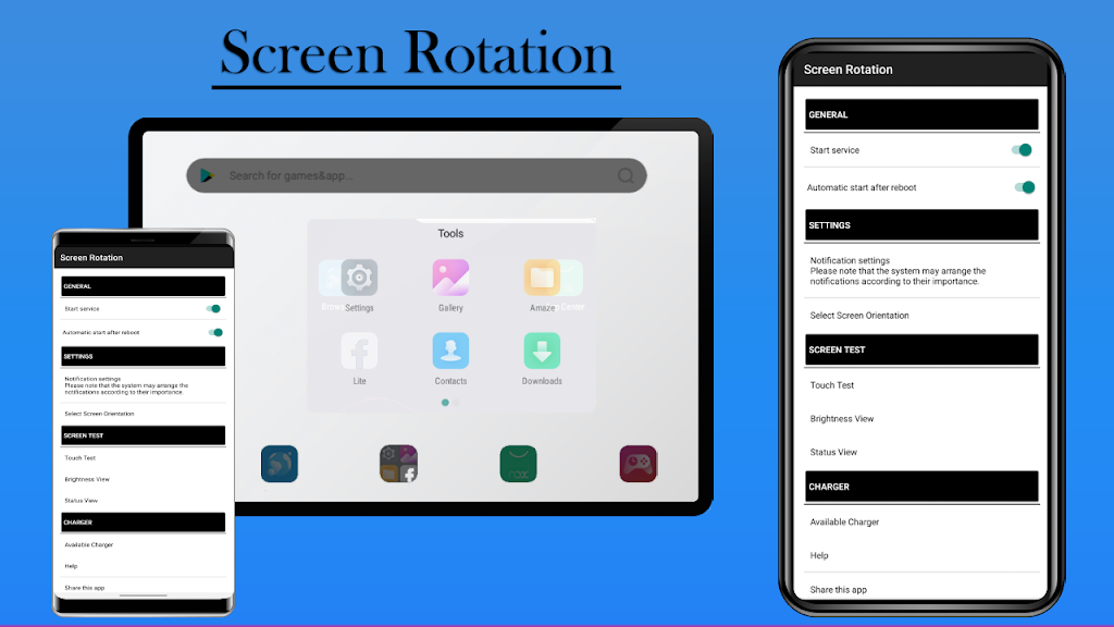 Screen Rotation For Android Screenshot1