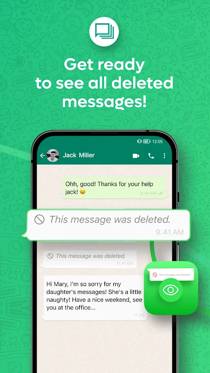 Weye: Recover Deleted Messages Screenshot3