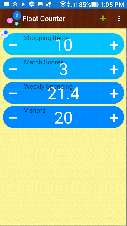 Floating Counter Screenshot2