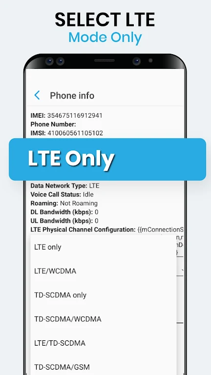 5G/4G LTE Only Network Mode Screenshot2