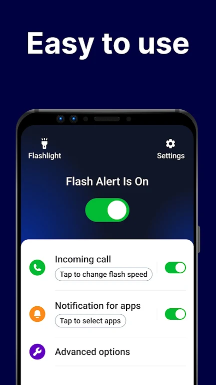 Flash Alert, Flashlight Screenshot2