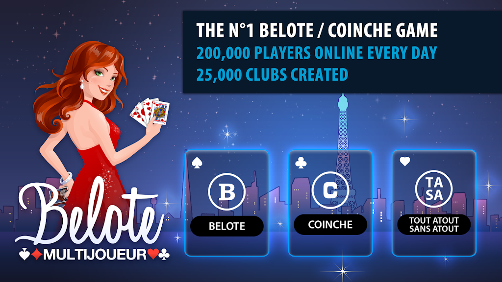 Belote & Coinche Multiplayer Screenshot1