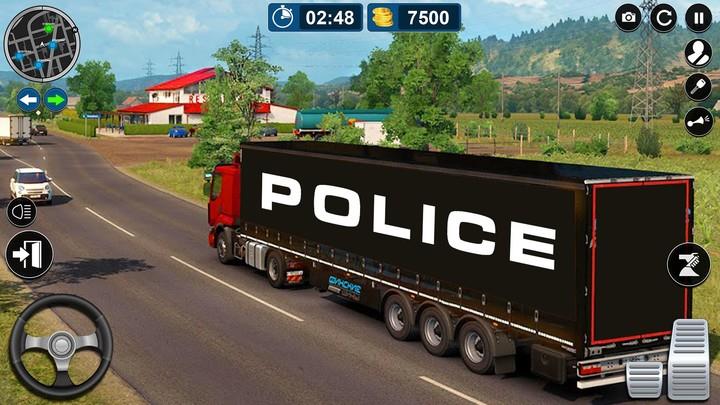 Police Truck Plane Transporter Screenshot2