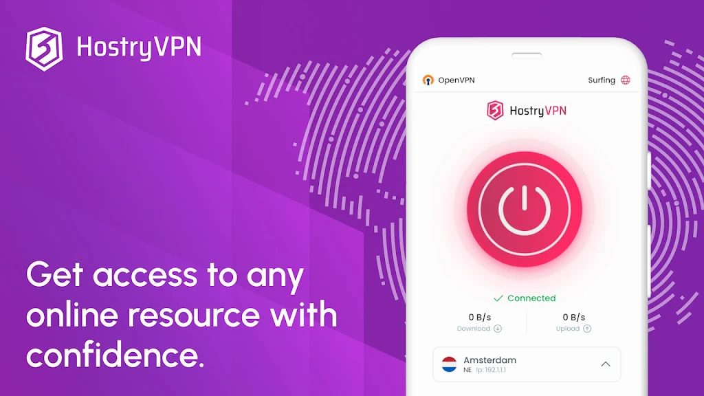 Hostry VPN: Privacy on the Run Screenshot1