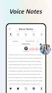 Voice Notepad - Speech to Text Screenshot1