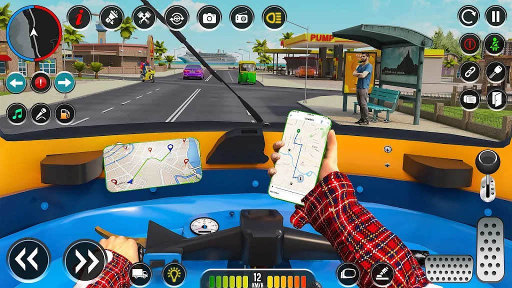 Real Rickshaw Game - Taxi Game Screenshot2