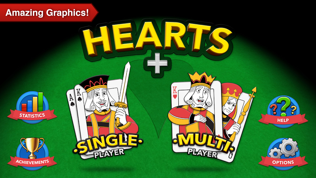 Hearts + Classic Card Game Screenshot2