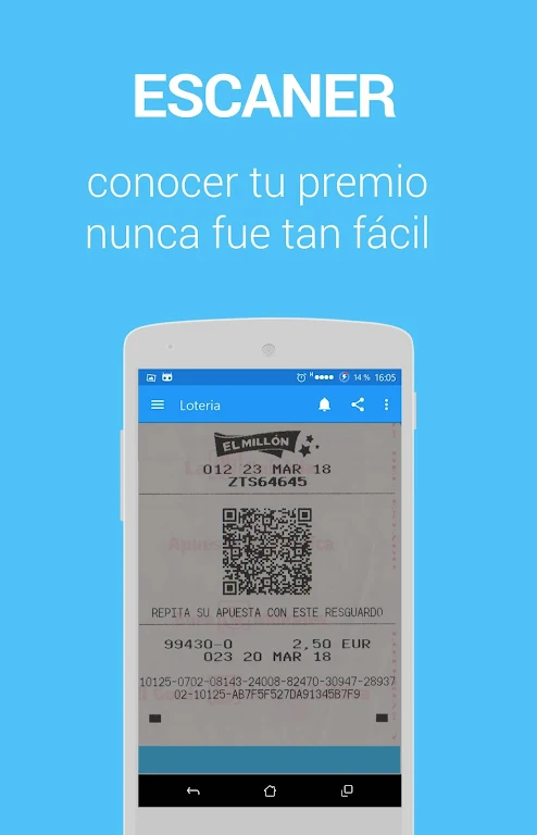 Escaner de Loterias y Apuestas Screenshot1