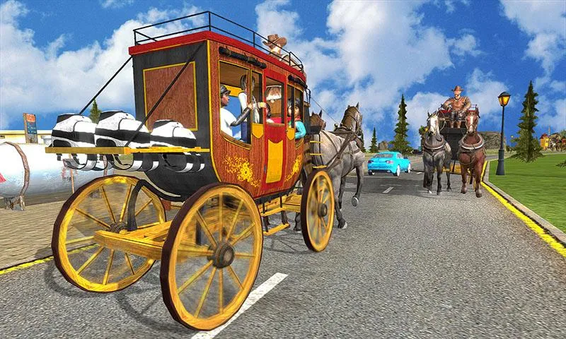 Horse Taxi City School Transport Pro Screenshot4