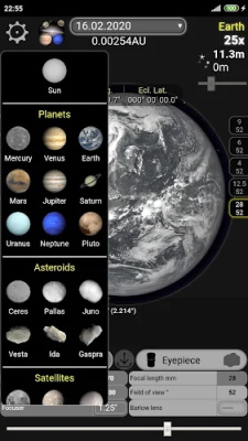 Telescope calculator Screenshot2