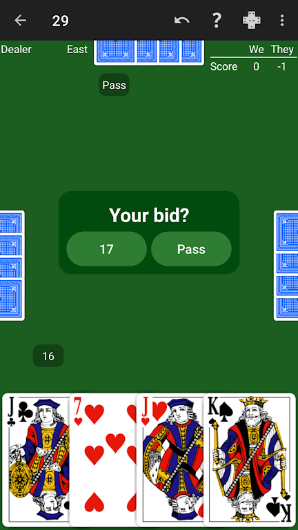 29 Card Game - Expert AI Screenshot4