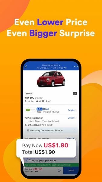 QEEQ Car Rental - Easy Rent A Car Screenshot1