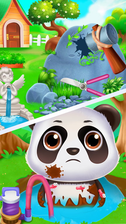 Panda caretaker pet salon game Screenshot3