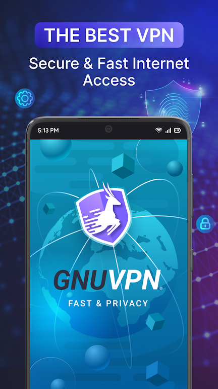 GnuVPN - Fast and Secure VPN Screenshot1