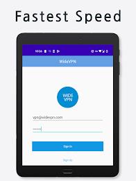 WideVPN -  Private & Fast VPN Screenshot9