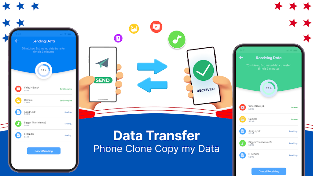 Data Transfer: Copy my data Screenshot2