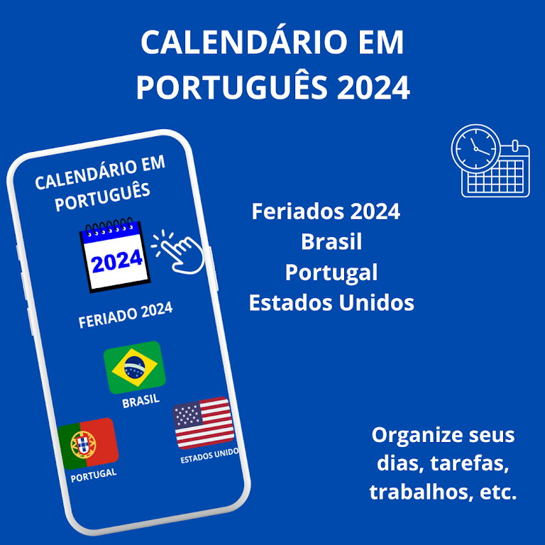 Calendário em Português Screenshot1