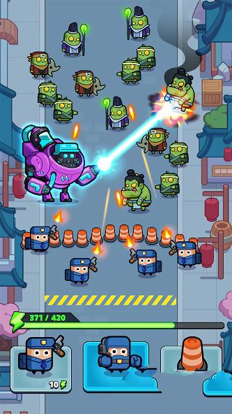 Toilet Fight: Police vs Zombie Screenshot2