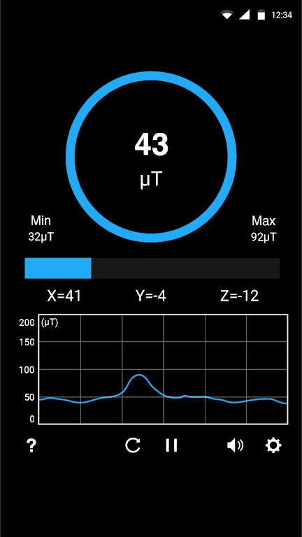 Metals Detector: EMF detector Screenshot2