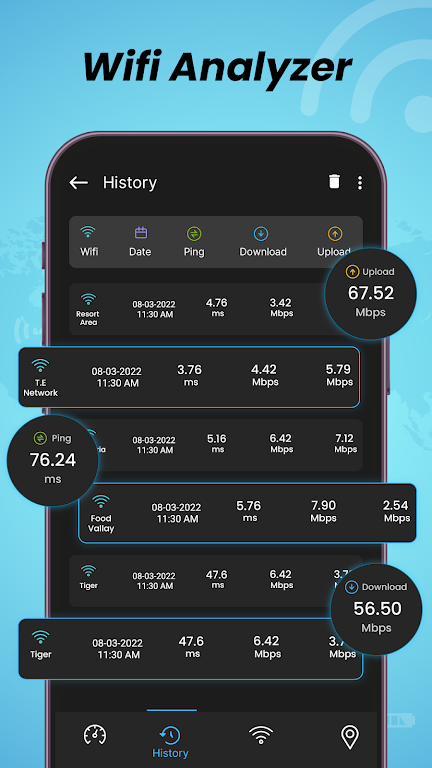 Wifi Map & Internet Speed Test Screenshot1