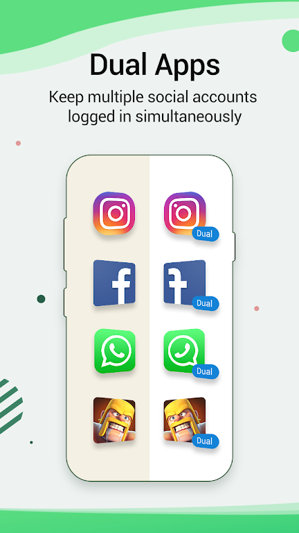 Dual Apps - app cloning Screenshot1