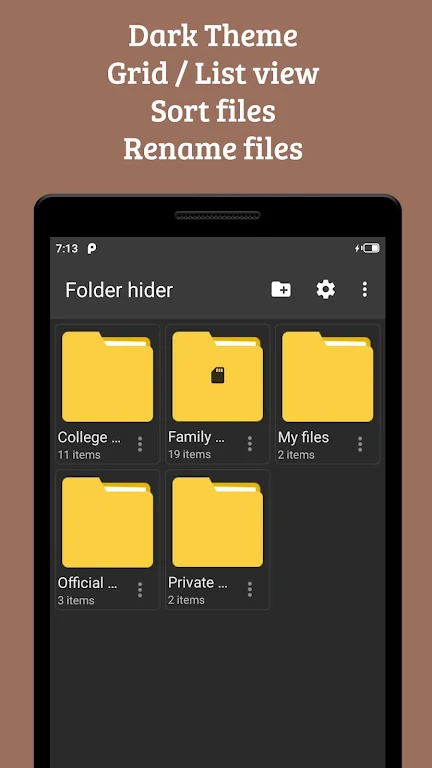 Lock my Folder - Folder hider Screenshot2