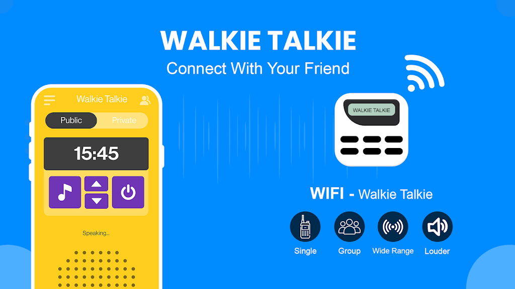 Walkie Talkie, Wi-Fi Intercom Screenshot1