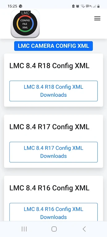 LMC 8.4 Config Files XML Screenshot1