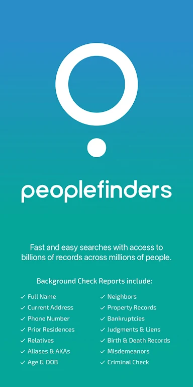 PeopleFinders: People Search Screenshot1