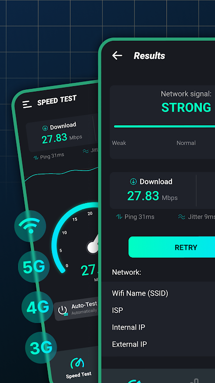 Speed Test & Wifi Analyzer Screenshot2