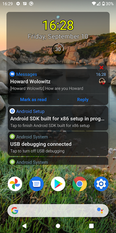 Notification Widget Screenshot1