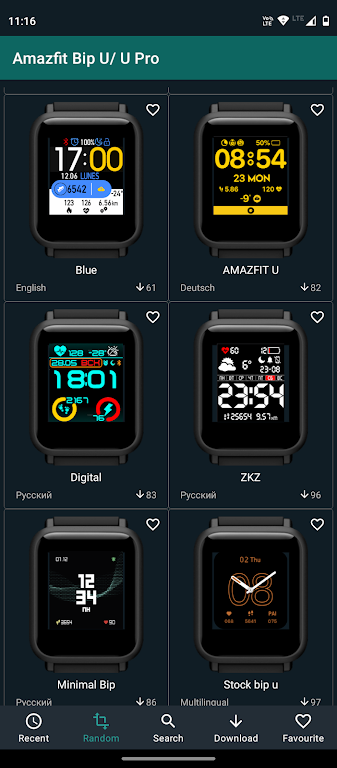 Watchfaces Amazfit Bip 3/5 & U Screenshot4