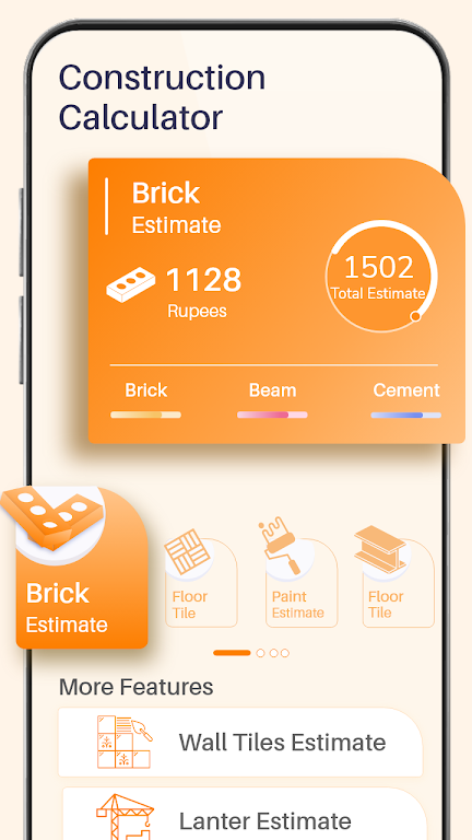 Construction Estimator App Screenshot1