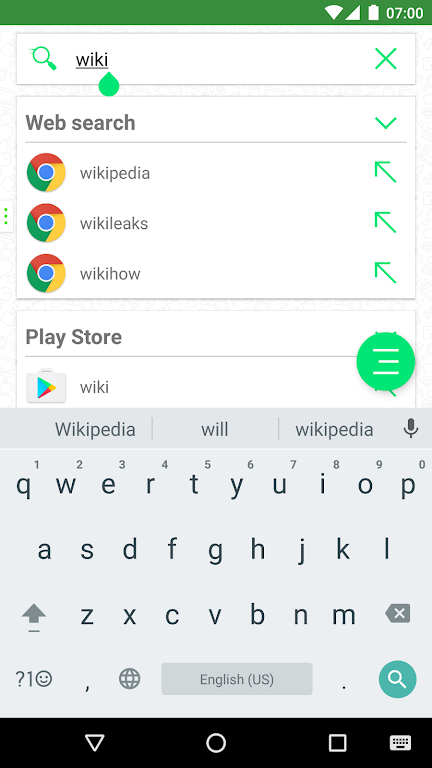 Quick Search Screenshot1